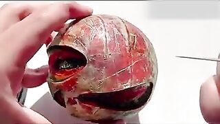 ASMR✨Cutting the transparent tape ball, super stress relief! 丨Relax and relieve stress