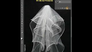 PS tutorial teaches you how to cut a transparent veil PS tutorial P picture e-commerce art PS ti