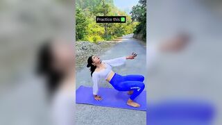 Unlock Chakrasana ????‍♀️????.#shorts #viralshorts #yoga #kavyakevlog