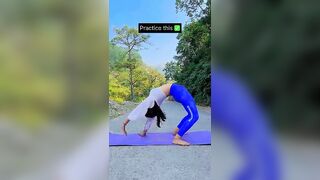 Unlock Chakrasana ????‍♀️????.#shorts #viralshorts #yoga #kavyakevlog