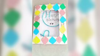 Transparent Birthday Card from old bangles #diy #uniquecraft #bangles