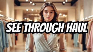 4k Sheer Transparent Try On | Try On Haul See Everything | See Through