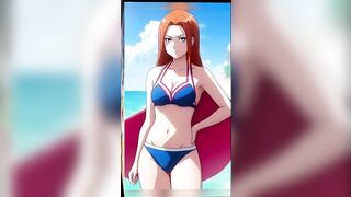 Hot and sexy anime girls in bikinis