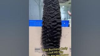 iqueenla Burmese Curly 4x4/5x5/6x6/13x4/13x6 HD and Transparent Lace Wig 200% & 300% Density