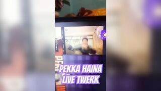 PEKKA HAINA LIVE TWERK ???????? #pekkahaina #hainaesports #livetwerk #highlights #shorts #cr7horaa #funny