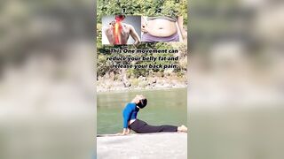 yoga for weight loss #weightloss #explore #shortvideo #shorts #trending #backpain #yoga #asana#ganga