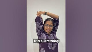 Tricep Stretching | Overhead Tricep Stretch | Tricep Tightness | Arm Pain | PhysioBuddy | Dr. Maitri