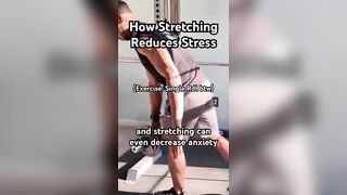 How stretching reduces stress #workout #fyp #foryou #chronicillness #stretching #shorts #short