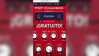 Chamber de #pspaudioware una reverb de cámara, flexible, sencilla y totalmente gratuita.