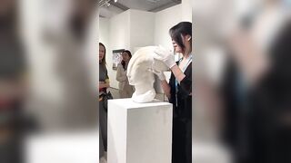 flexible paper sculpture in Art Basel