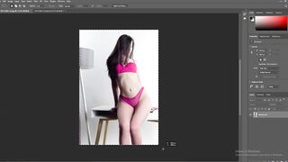 BEAUTIFUL WOMAN IN PINK LINGERIE 4k - PHOTO EDITING - EDITING BEAUTIFUL