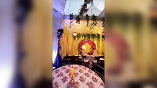 TRANSPARENT TENT WITH LIGHTINGS AND FLOWERS ✨❤️