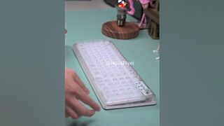 This is the most affordable and coolest transparent keyboard with great lighting#unboxing #keyboard