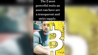 The 2 most powerful traits an asset can have are a transparent and strict supply. See Bitcoin.