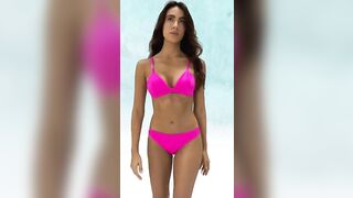 Bikini Eco Fucsia Triangulo Bralette Chamela - BEACHWEAR.CL #bikini #bikinis #chile #beachwear