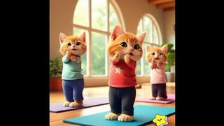 #Yoga Kitten#Cute Cat#Cat Yoga#Relax#Cute Pet#Yoga Poses#Pet Yoga#Healing smile #Baby #Warm heart