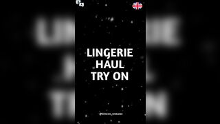 Lingerie Haul Try On- Pronunciation Guide In English #shorts #viralshorts