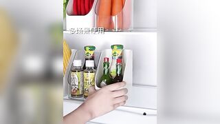 Refrigerator Organizer Bins Fridge Food Sort Storage Box Transparent