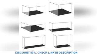 Transparent Acrylic Display Case Plastic Storage Box Cube Assemble Dustproof Showcase for Collectibl