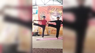 दिन 4 आदियोगी ????????️#shots #youtubeshorts #yoga #yogapractice