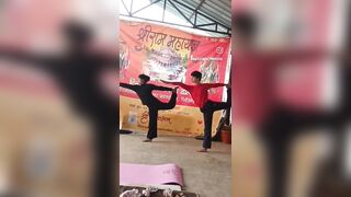 दिन 4 आदियोगी ????????️#shots #youtubeshorts #yoga #yogapractice