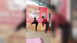 दिन 4 आदियोगी ????????️#shots #youtubeshorts #yoga #yogapractice