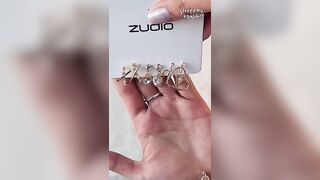 Zudio try on haul | cute korean earings in budget #zudio #fashion #newyear #accessories #earrings