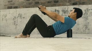 Hero Pankaj Parmar-Back stretching