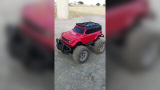 Rc urban Wrangler Car testing vs Transparent Racing ????????. #shorts