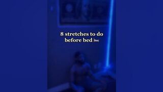 8 stretches to do before bed ????️ #stretching #stretchingexercises #shorts