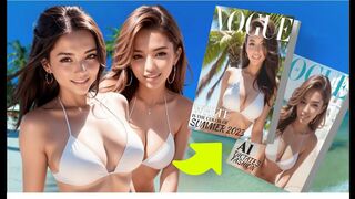 TOP SWIMWEAR FOR SUMMER 2023 | AI on magazine covers Bikinis from fashion magazines generated by AI