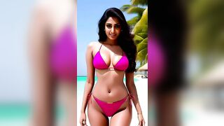 "Exploring the Beauty of Indian Bikini Model Photography through AI | Stunning Captures Unveiled!"