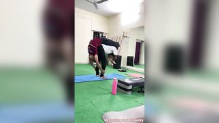 Excellent technique for flexibility #yoga #games #sport #viral #shorts #streching #yogalife #event ￼