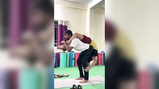 Excellent technique for flexibility #yoga #games #sport #viral #shorts #streching #yogalife #event ￼