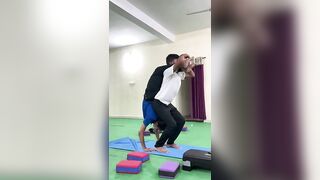 Excellent technique for flexibility #yoga #games #sport #viral #shorts #streching #yogalife #event ￼