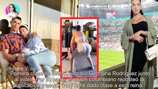 El video del fogoso twerk de Georgina Rodríguez, la pareja de Cristiano Ronaldo