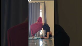 back bending yoga asana practice time #vairalvideo #youtubeshorts #aartiverma