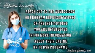 why RN to BSN? || quickest rn to bsn online programs || flexible rn to bsn online programs by Safa