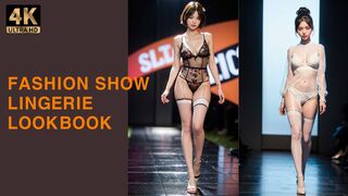 [4K AI Art] 란제리 패션쇼 lingerie fashion show ランジェリーファッションショー | realistic LOOKBOOK