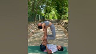 Yoga | pose | #viral #yoga #video #youtube #ytshorts #love #views #cool #public #partner #reel