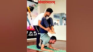 Learning VrishchikAsana (वृश्चिकासन) #yoga #fitness #vrishchikasana #asana