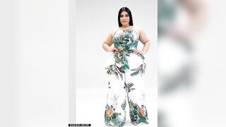 Plus Size Lingerie Model | Curvy Latest Multi Dresses Try On | #plussize #lingerie #bbw