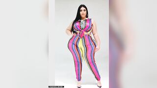 Plus Size Lingerie Model | Curvy Latest Multi Dresses Try On | #plussize #lingerie #bbw