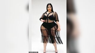 Plus Size Lingerie Model | Curvy Latest Multi Dresses Try On | #plussize #lingerie #bbw