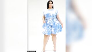 Plus Size Lingerie Model | Curvy Latest Multi Dresses Try On | #plussize #lingerie #bbw