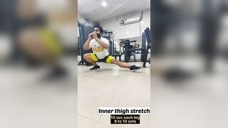 Pre workout stretching/15 minutes daily routine stretching. #shorts #youtubeshorts #stretching #reel