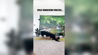 Yoga transitions #yoga #yogapractice #yogalife #yogateacher#mobility#flexibility #balance#transition