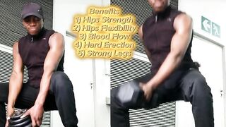 1 Minute Legs Muscle WORKOUT & Stretching For AMAZING Sex - Hard Erection, Flexible Hips & Strength