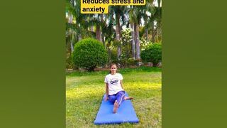 Gomukhasana l #yoga #yogapractice #shorts #youtubeshorts #viral #short #health #meditation #stress