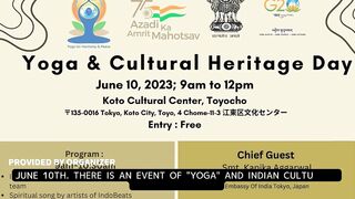 International Yoga Day is coming. The free yoga is amazing! Yoga & Cultural Heritage Day (2023/6/10)